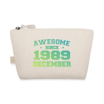 Anniversaire Décembre 1989 - Cadeau Decembre 1989 - Trousse biologique - nature - Devant