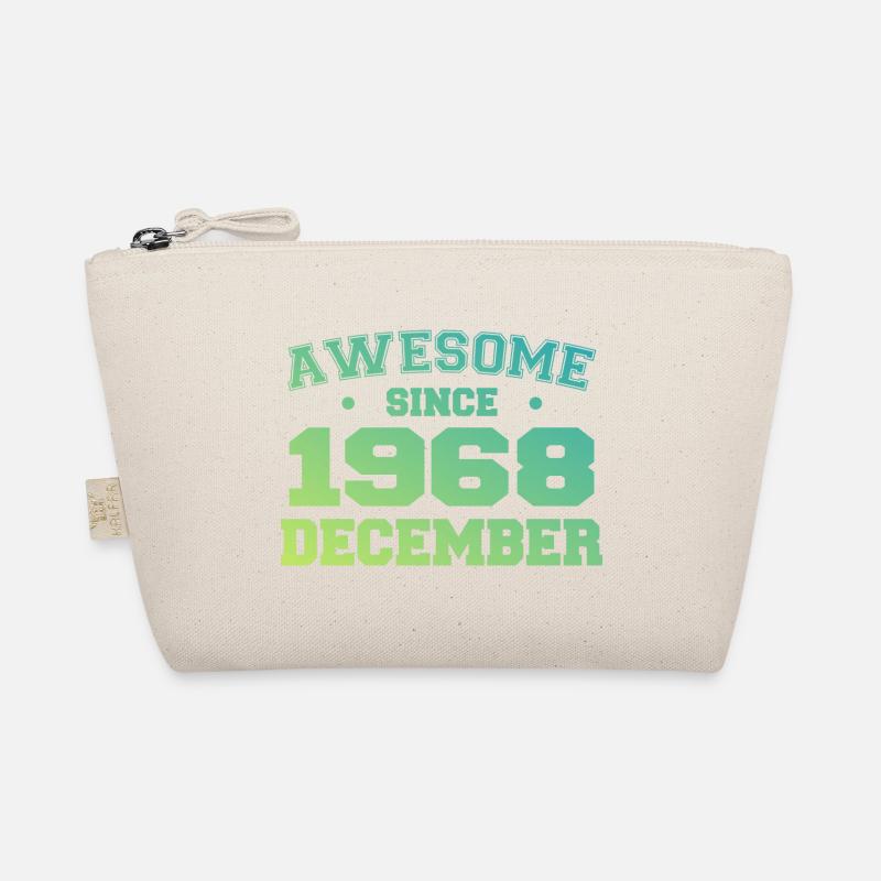 December 1968 Birthday - December 1968 Gift Organic Pouch