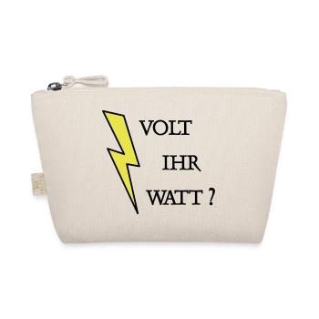 Volt Ihr Watt - Bio-Täschchen - Natur - Vorne