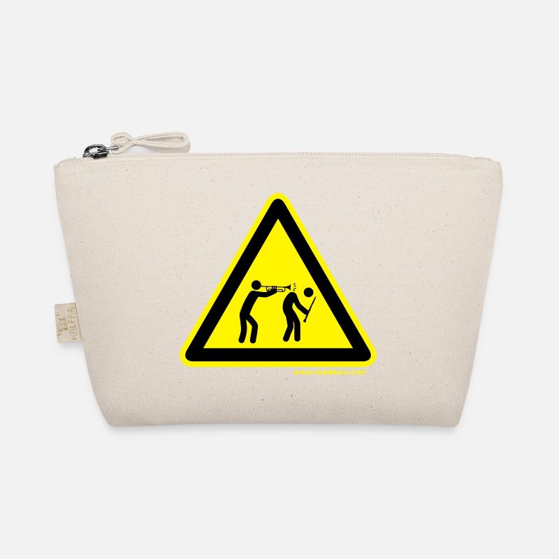 Gefahrenschild Trompete Bio-Täschchen