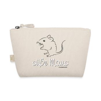 CD - Süße Maus - RAHMENLOS Geburtstag Geschenk - Bio-Täschchen - Natur - Vorne