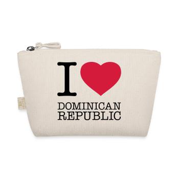 I LOVE DOMINICAN REPUBLIC Dominikanische Republik - Bio-Täschchen - Natur - Vorne