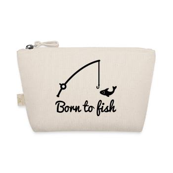 Né pour pêcher, pêcher, pêcheur, pêcheuse, humour - Trousse biologique - nature - Devant