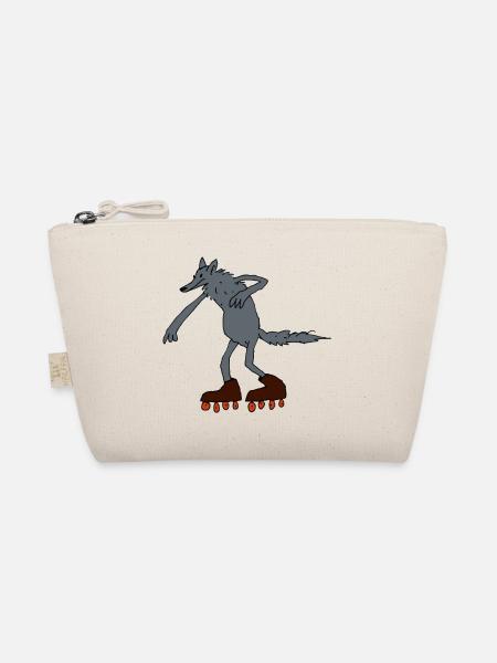 Wolf - Bio-Täschchen - Natur