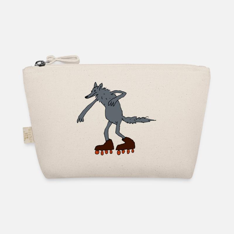 Wolf - Bio-Täschchen - Natur