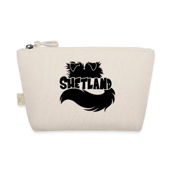 Abbildung Shetland - Schwarz - Bio-Täschchen - Natur - Vorne