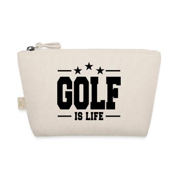 Golf is life / Golf - Organic Pouch - nature - Front