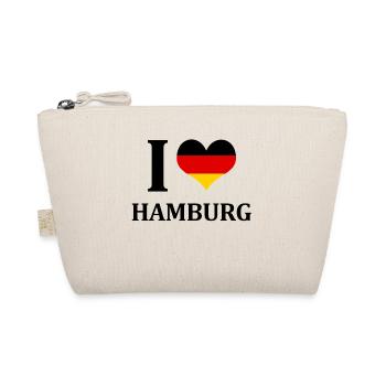 I love Hamburg - Organic Pouch - nature - Front