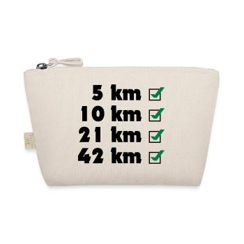 Marathon Checklist - Bio-Täschchen - Natur - Vorne