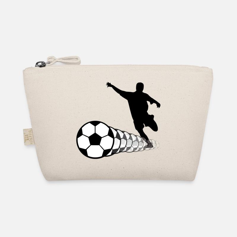 Fußballer Fußball 2c - Bio-Täschchen - Natur