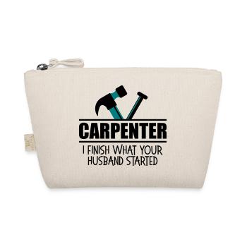 Carpenter finish what husband started - zimmerer - Bio-Täschchen - Natur - Vorne