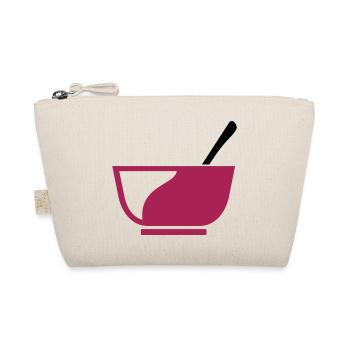 Müslischale zum Frühstück Geschenk - Bio-Täschchen - Natur - Vorne