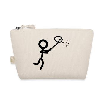 Stickman catch - Organic Pouch - nature - Front