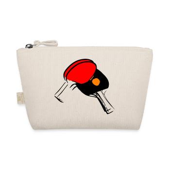 table tennis ping pong table tennis bat8 - Organic Pouch - nature - Front