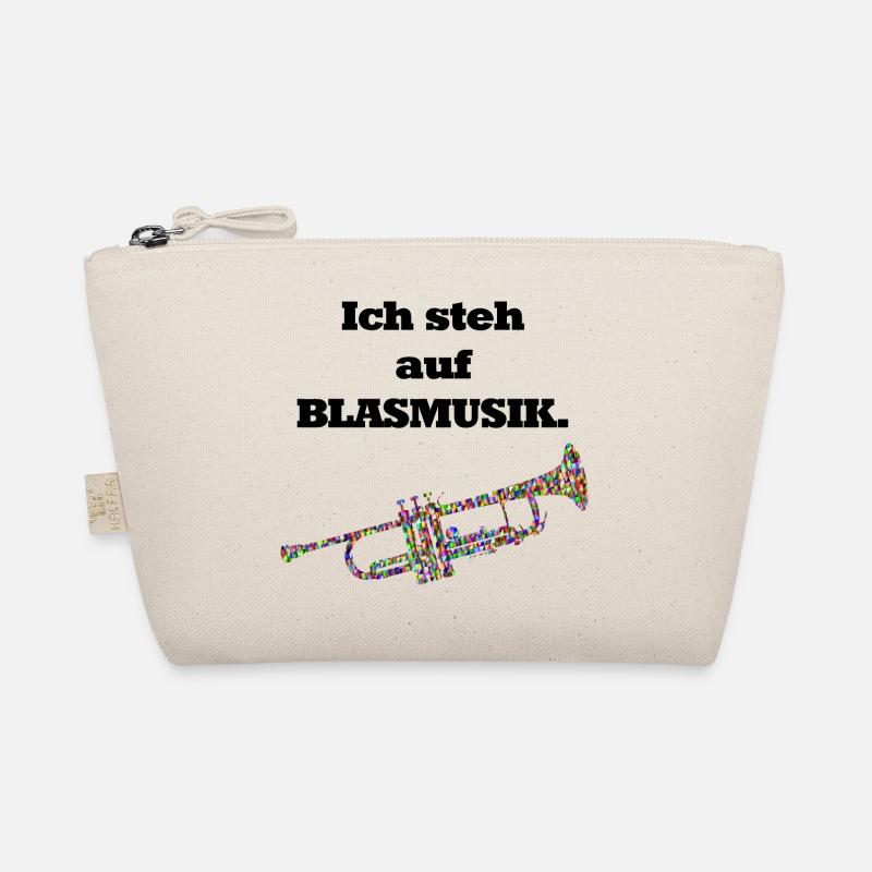 Ich stehe aufs blasen! Auf Blasmusik Bio-Täschchen