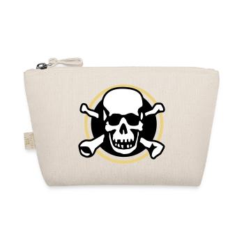 skull_circle_072011_a_3c - Organic Pouch - nature - Front