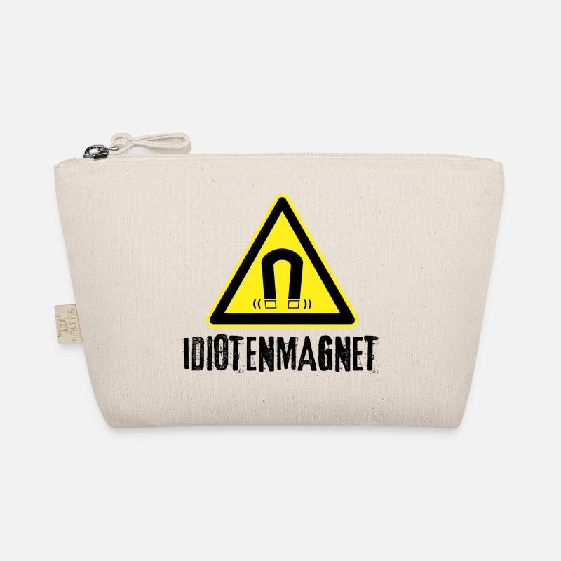 idiotenmagnet Bio-Täschchen
