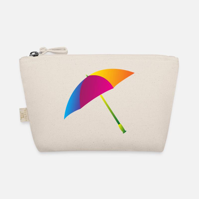 Regenbogen Regenschirm Bio-Täschchen