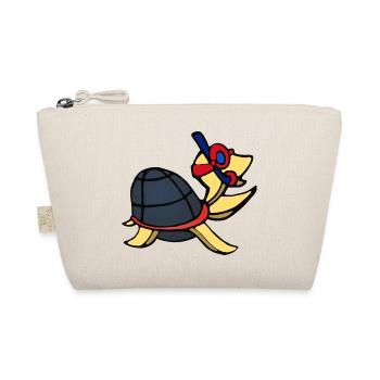 Tortue avec lunettes de plongée et tuba - Trousse biologique - nature - Devant