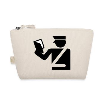chapeau idée cadeau Policeman billet excès de vitesse - Trousse biologique - nature - Devant