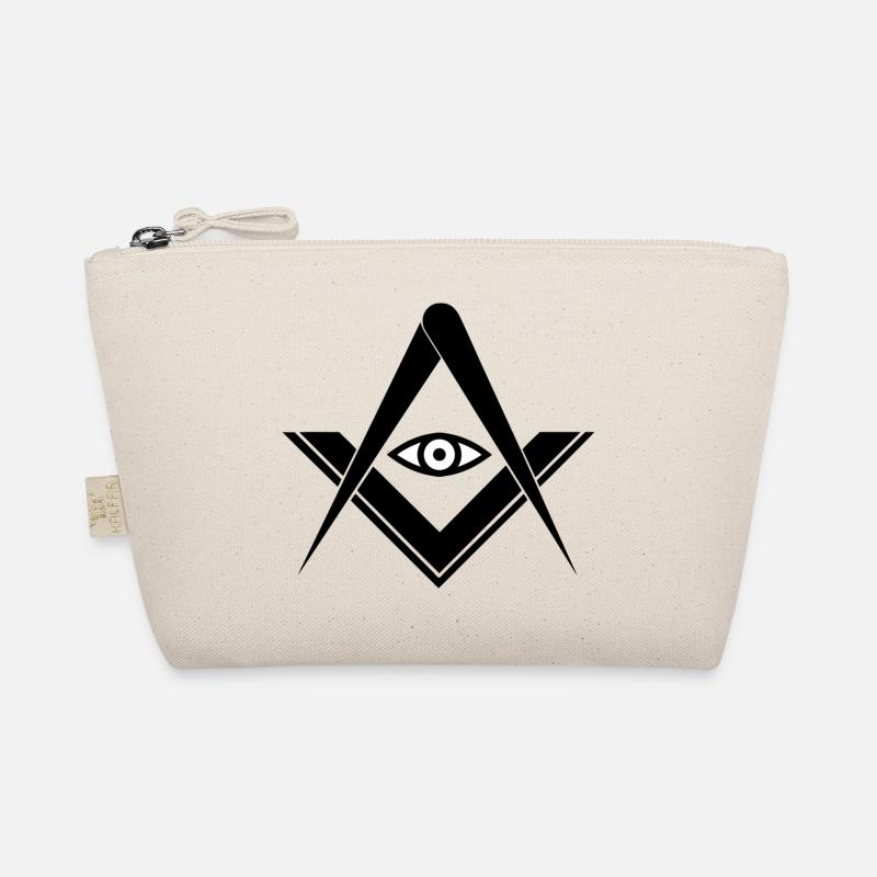 Freimaurer Symbol Tattoo Geschenk Bio-Täschchen