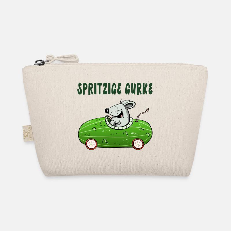 Spritzige Gurke - Spritztour - Auto - Maus - Bio-Täschchen - Natur