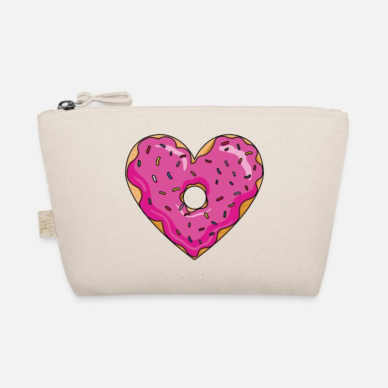 Donut Herz Bio-Täschchen