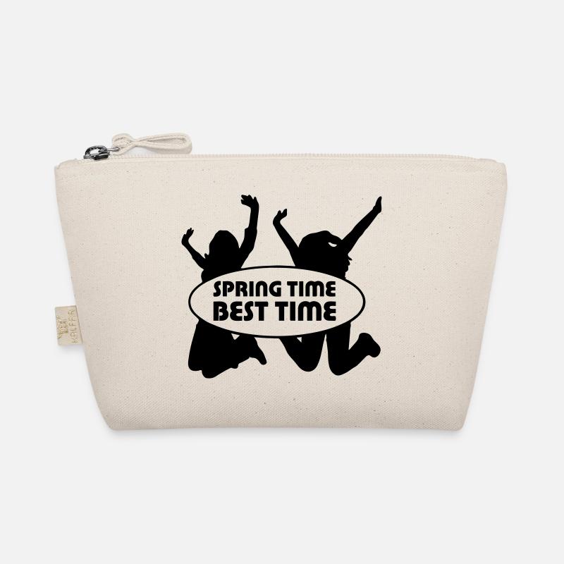 Spring Time Frühling Fun Freunde Geschenk Bio-Täschchen