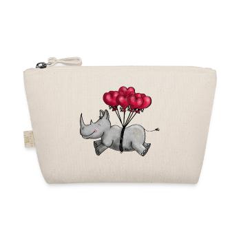 Fliegendes Nashorn - Bio-Täschchen - Natur - Vorne