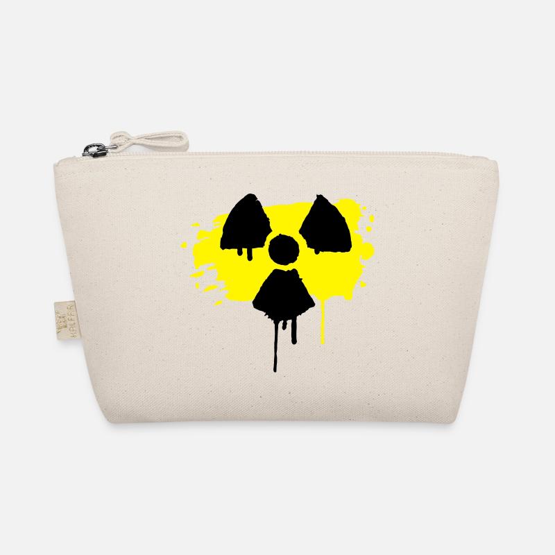 radio active sign as graffiti Organic Pouch