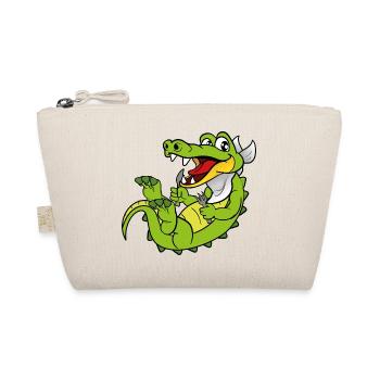 Kroko Kaiman Reptilien Tiere - Bio-Täschchen - Natur - Vorne