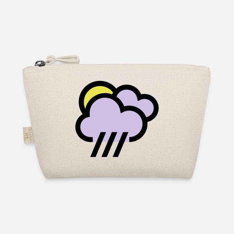 cloudy with chills icon weather icon Organic Pouch
