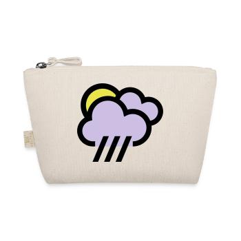 Regenwetter, schlechtes Wetter, Schauer Icon - Bio-Täschchen - Natur - Vorne