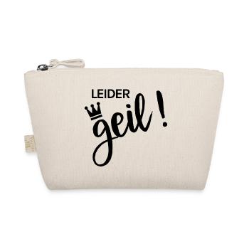 Leider Geil! - Bio-Täschchen - Natur - Vorne