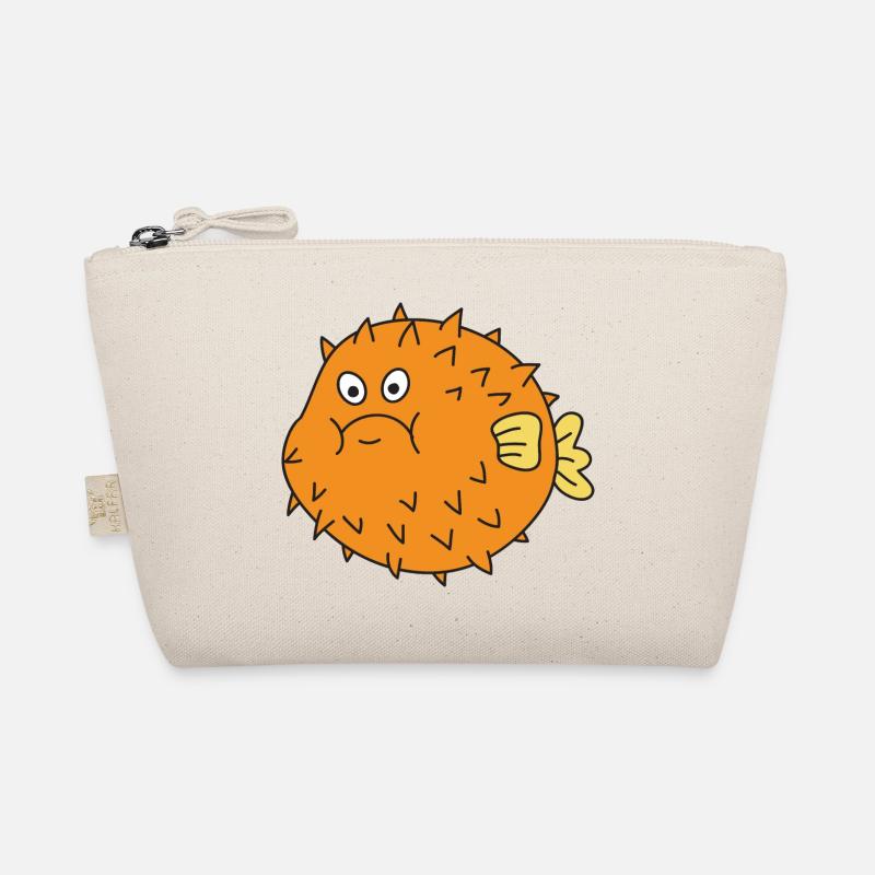 Puffer fish sea ocean under water Organic Pouch