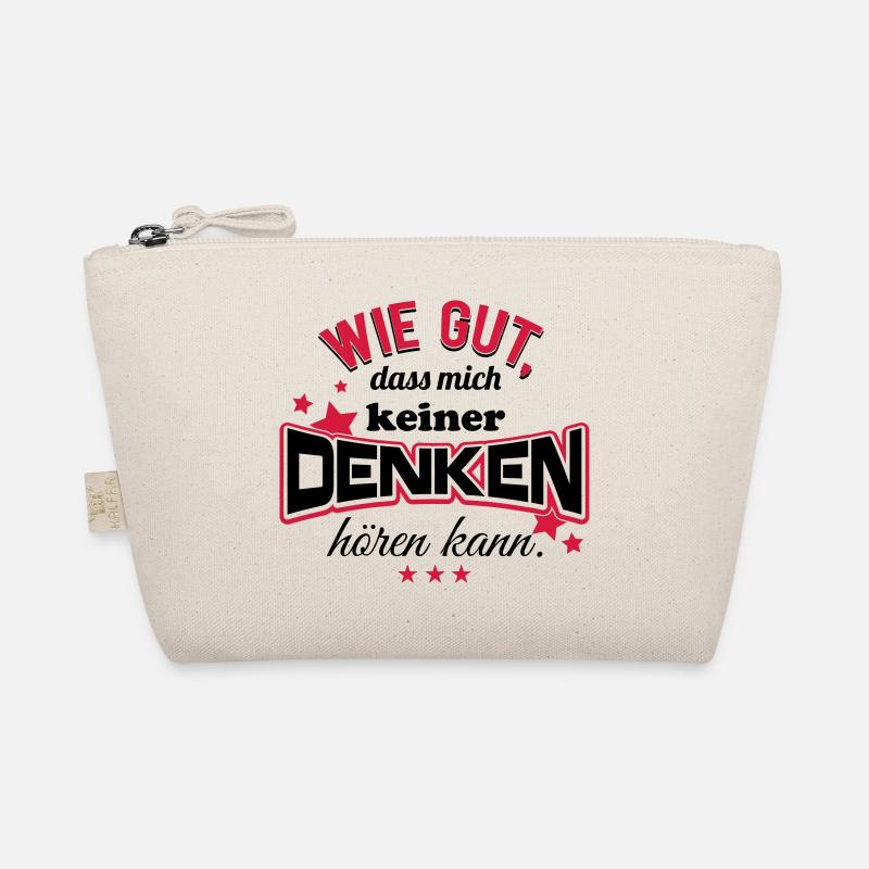 Wie gut, dass mich keiner denken hören kann! Bio-Täschchen