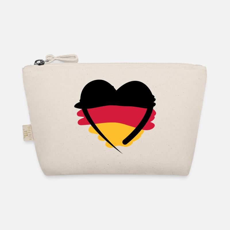 Deutschland Herz | German Heart | Art Organic Pouch
