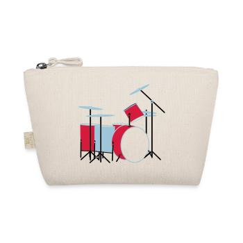 coloured_drums - Bio-Täschchen - Natur - Vorne
