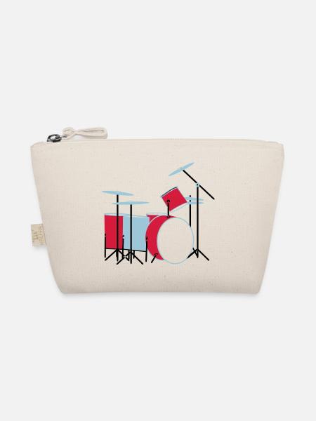 coloured_drums - Bio-Täschchen - Natur