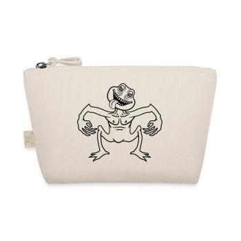 démon fou gnom petite horreur halloween gesic - Trousse biologique - nature - Devant
