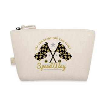 Car Racing Motorsport Flags Start Goal Gift - Organic Pouch - nature - Front