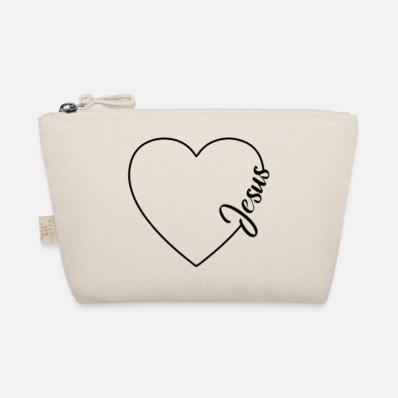 Symbole de Jésus Love Love Heart Trousse biologique