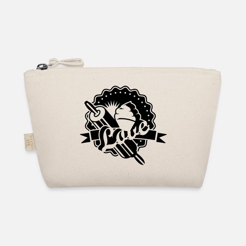A rolling pin with a Cupcake Organic Pouch