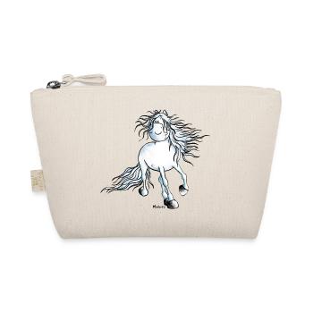 "White Beauty" - Pferd - Andalusier - Bio-Täschchen - Natur - Vorne