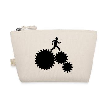Workers in the clockwork! - Organic Pouch - nature - Front