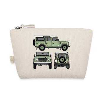 Defender 110 - Seiten - Bio-Täschchen - Natur - Vorne