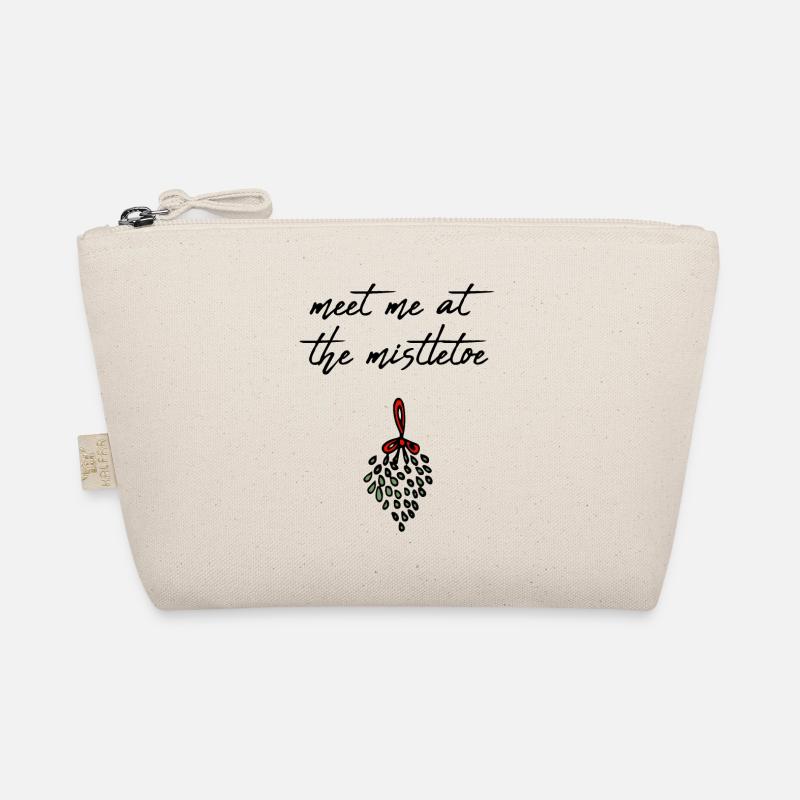 We meet at Mistletoe Xmas / Gift Organic Pouch