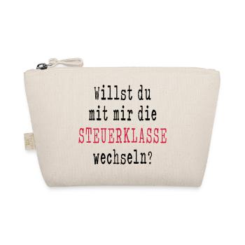 Marriage proposal engagement request wedding girlfriend - Organic Pouch - nature - Front
