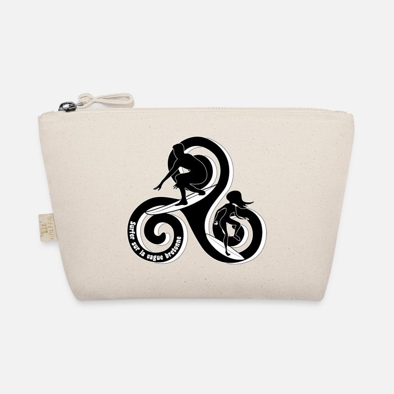 Surf the Breton wave Organic Pouch