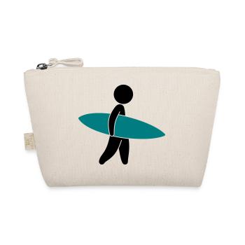 Un surfeur avec sa planche de surf - Trousse biologique - nature - Devant